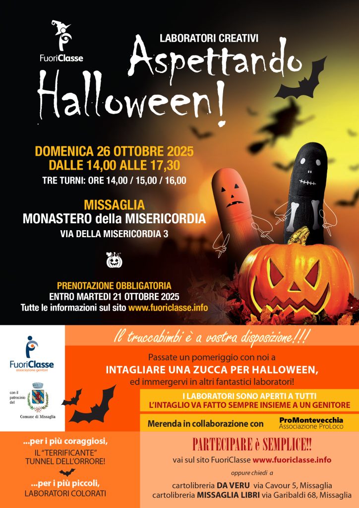 ISCRIZIONI "ASPETTANDO HALLOWEEN" 2025